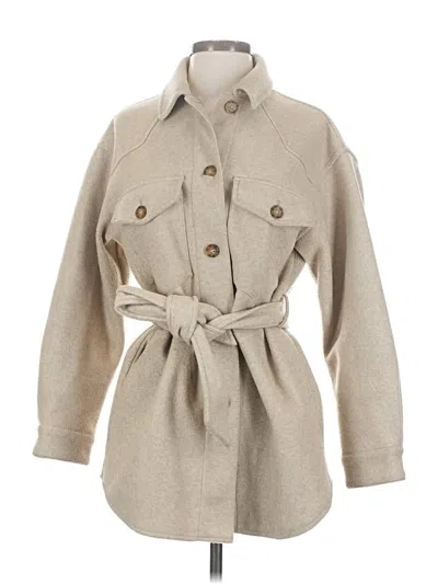 Pre-owned Zara Trenchcoat In Brown