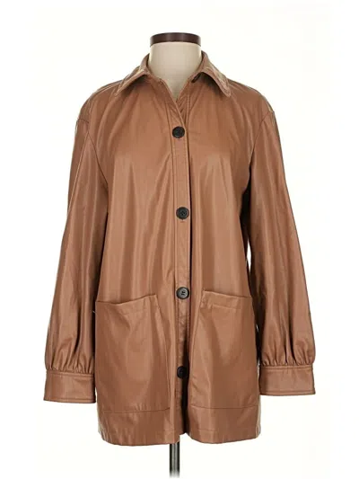 Pre-owned Zara Trenchcoat In Brown