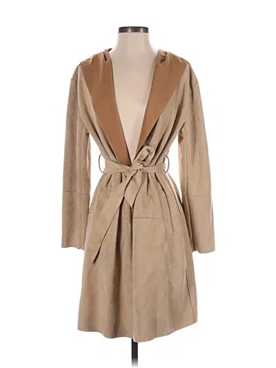 Pre-owned Zara Trenchcoat In Brown