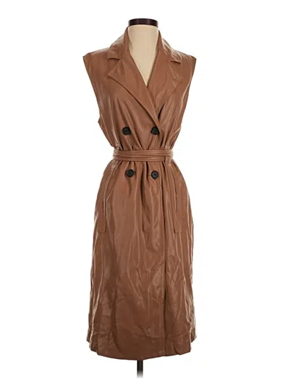 Pre-owned Zara Trenchcoat In Brown