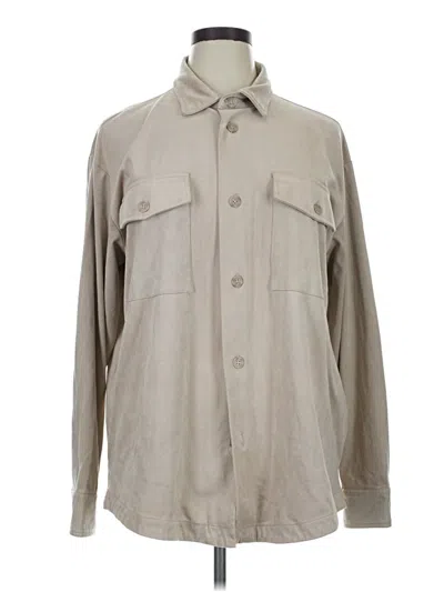 Pre-owned Zara Trenchcoat In Gray