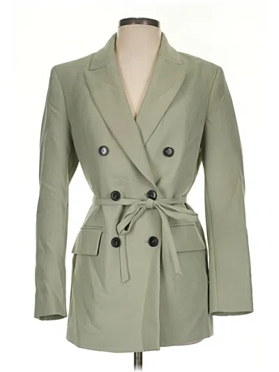 Pre-owned Zara Trenchcoat In Green