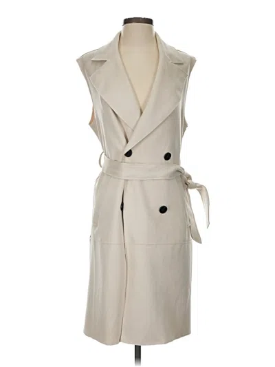 Pre-owned Zara Trenchcoat In Ivory