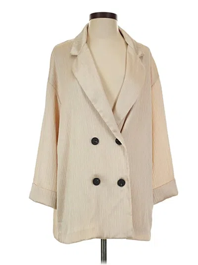 Pre-owned Zara Trenchcoat In Ivory