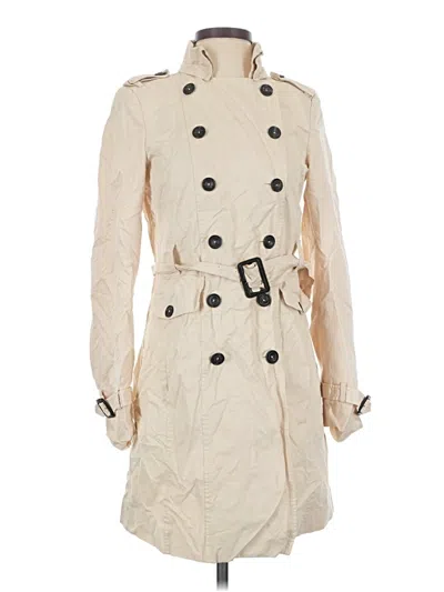 Pre-owned Zara Trenchcoat In Ivory