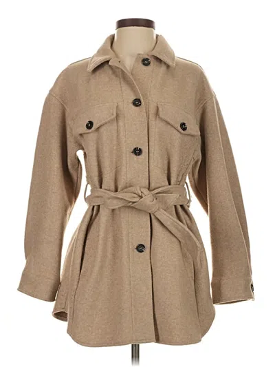 Pre-owned Zara Trenchcoat In Tan