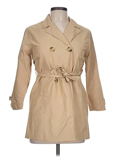 Pre-owned Zara Trenchcoat In Tan