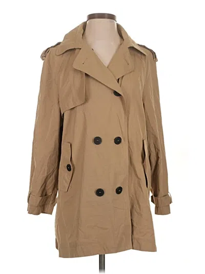 Pre-owned Zara Trenchcoat In Tan