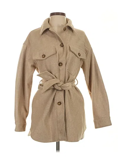 Pre-owned Zara Trenchcoat In Tan