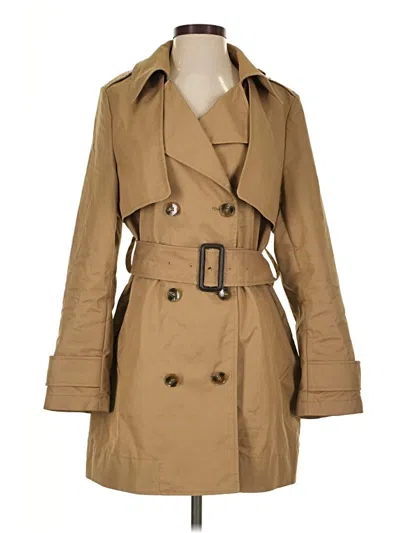 Pre-owned Zara Trenchcoat In Tan