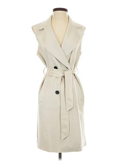 Pre-owned Zara Trenchcoat In White