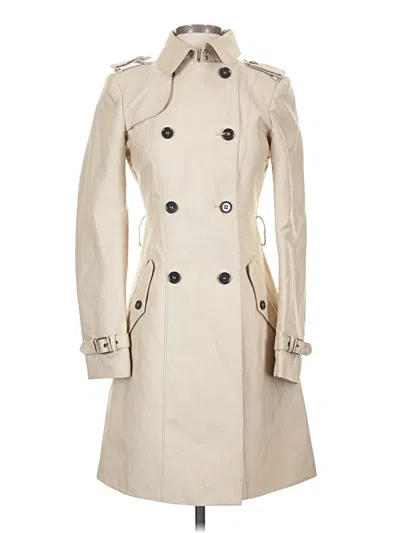 Pre-owned Zara Trenchcoat In White