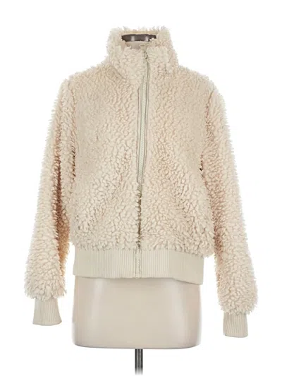 Pre-owned Zara Trf Cardigan Sweater In White
