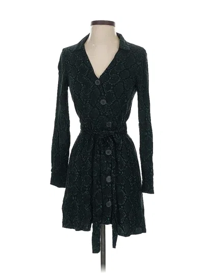 Pre-owned Zara Trf Casual Dress In Black
