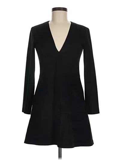 Pre-owned Zara Trf Casual Dress In Black
