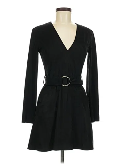 Pre-owned Zara Trf Casual Dress In Black