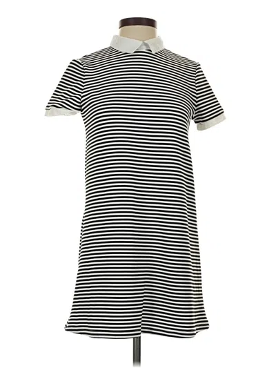 Pre-owned Zara Trf Casual Dress In Black