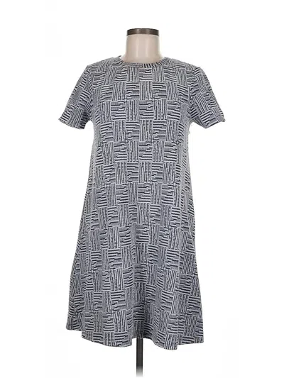 Pre-owned Zara Trf Casual Dress In Gray