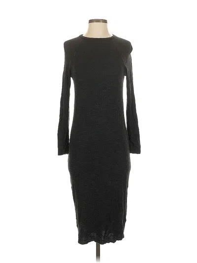 Pre-owned Zara Trf Casual Dress In Gray