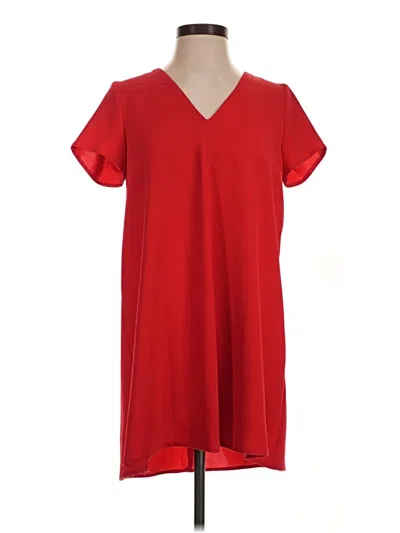 Pre-owned Zara Trf Casual Dress In Red