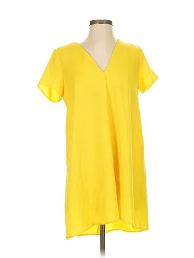 Pre-owned Zara Trf Casual Dress In Yellow