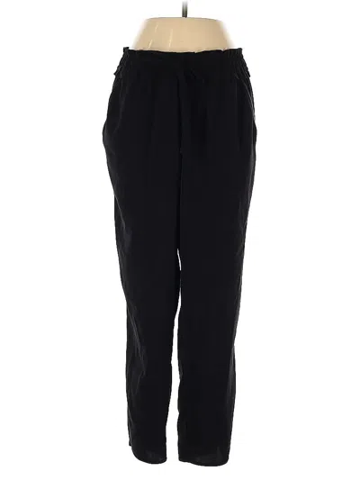Pre-owned Zara Trf Casual Pants In Black