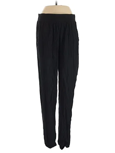 Pre-owned Zara Trf Casual Pants In Black
