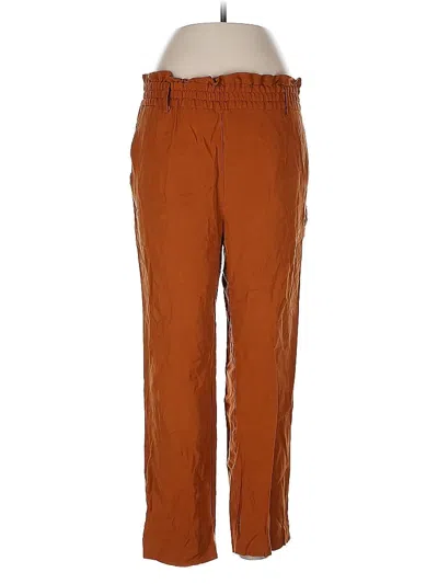 Pre-owned Zara Trf Casual Pants In Brown