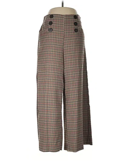 Pre-owned Zara Trf Casual Pants In Brown