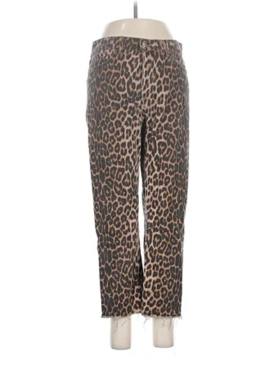 Pre-owned Zara Trf Casual Pants In Brown