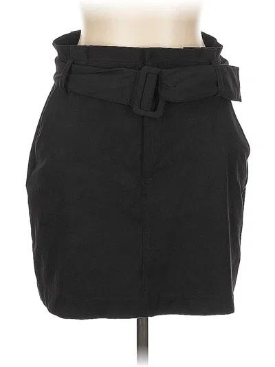 Pre-owned Zara Trf Casual Skirt In Black