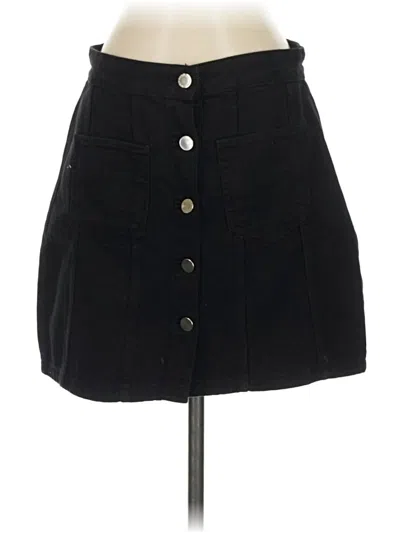 Pre-owned Zara Trf Casual Skirt In Black
