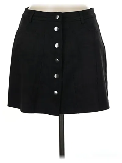 Pre-owned Zara Trf Casual Skirt In Black