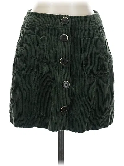Pre-owned Zara Trf Casual Skirt In Green