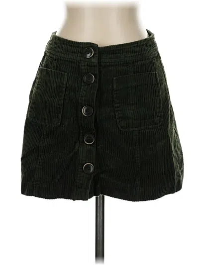 Pre-owned Zara Trf Casual Skirt In Green