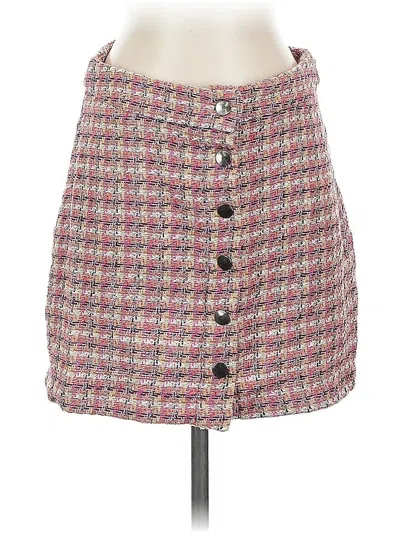 Pre-owned Zara Trf Casual Skirt In Pink