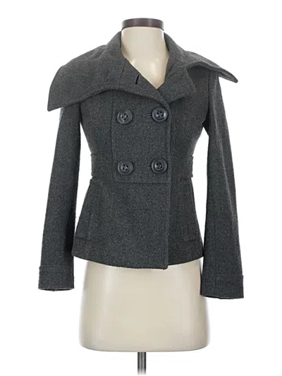 Pre-owned Zara Trf Coat In Gray