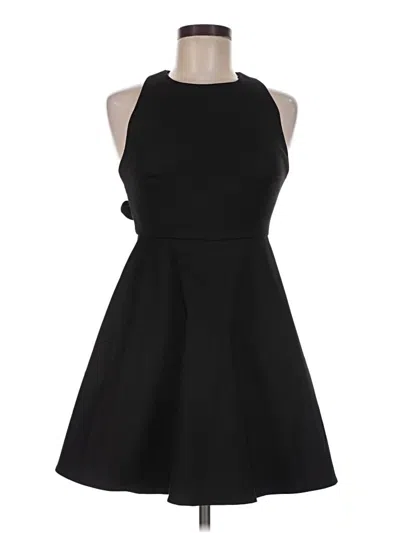 Pre-owned Zara Trf Cocktail Dress In Black