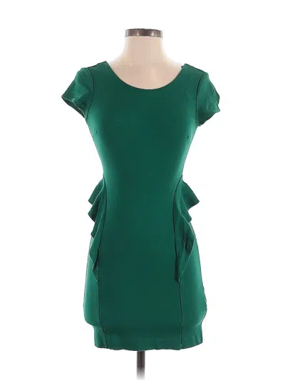 Pre-owned Zara Trf Cocktail Dress In Green