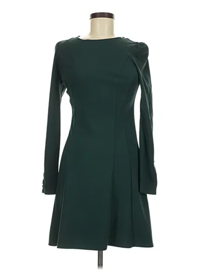 Pre-owned Zara Trf Cocktail Dress In Green