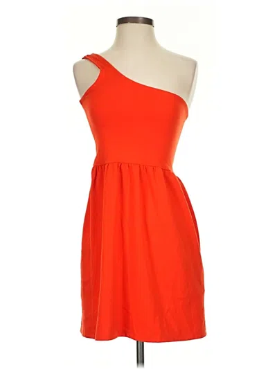 Pre-owned Zara Trf Cocktail Dress In Orange