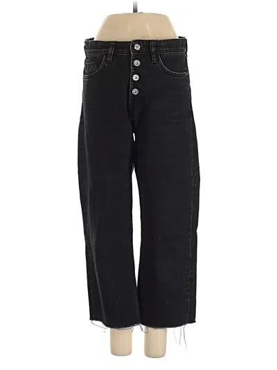 Pre-owned Zara Trf Jeans In Black