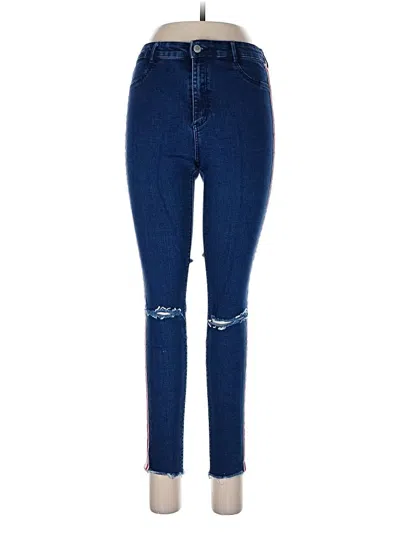 Pre-owned Zara Trf Jeans In Blue