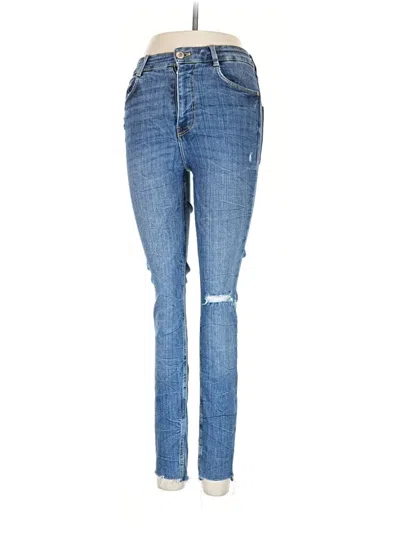 Pre-owned Zara Trf Jeans In Blue