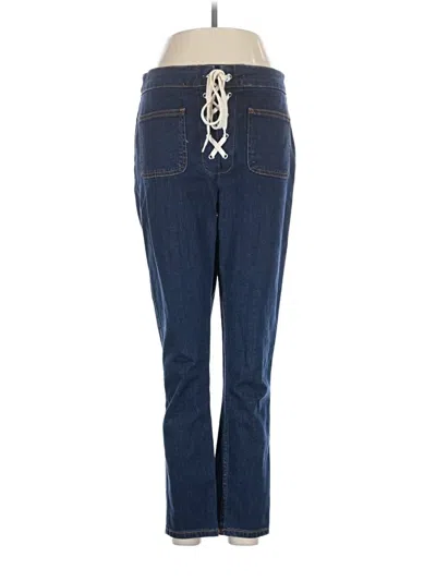 Pre-owned Zara Trf Jeans In Blue