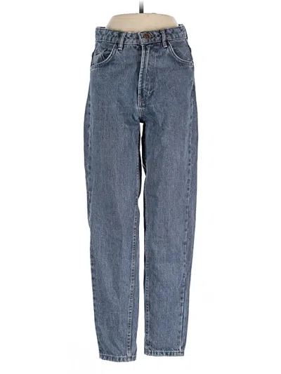 Pre-owned Zara Trf Jeans In Blue