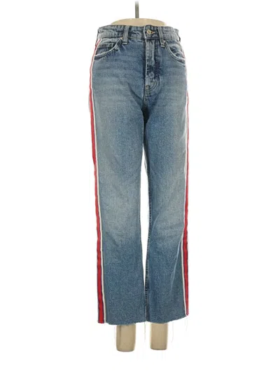 Pre-owned Zara Trf Jeans In Blue