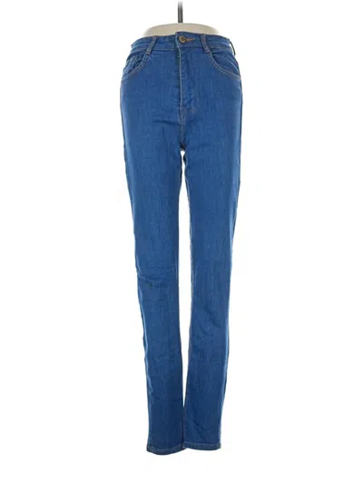 Pre-owned Zara Trf Jeans In Blue