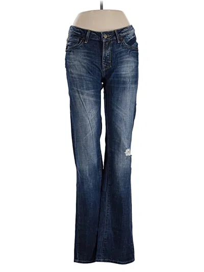 Pre-owned Zara Trf Jeans In Blue