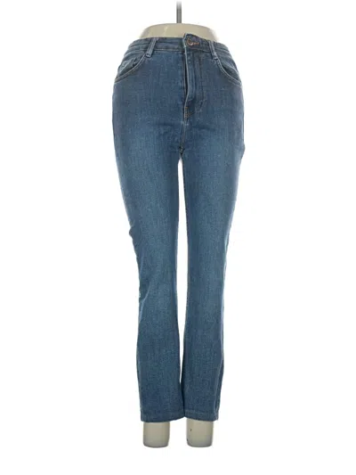 Pre-owned Zara Trf Jeans In Blue